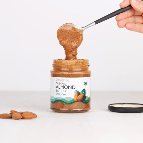 Clearspring Mandelsmør Crunchy Økologisk | 170 gr fra Clearspring på Mecindo.dk