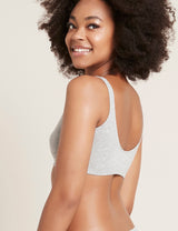 Boody Shaper Crop Bra Lysegrå | Str. M fra Boody på Mecindo.dk