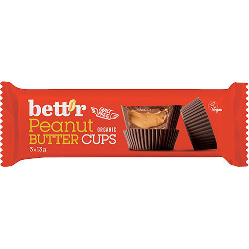 bett’r Bettr Praliner Med Peanut Smør Fyld Økologisk | 39 gr fra bett’r på Mecindo.dk