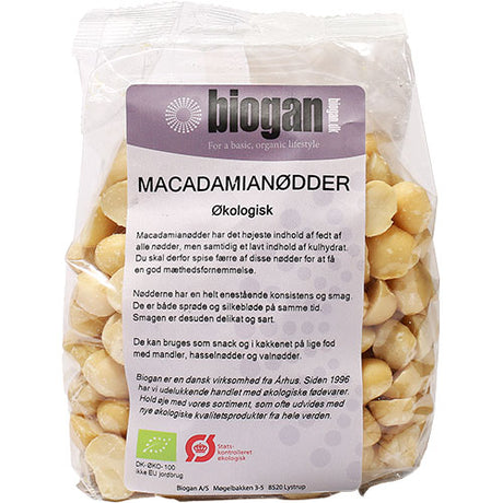 Biogan Macadamianødder Rå Økologisk | 400 gr fra Biogan på Mecindo.dk