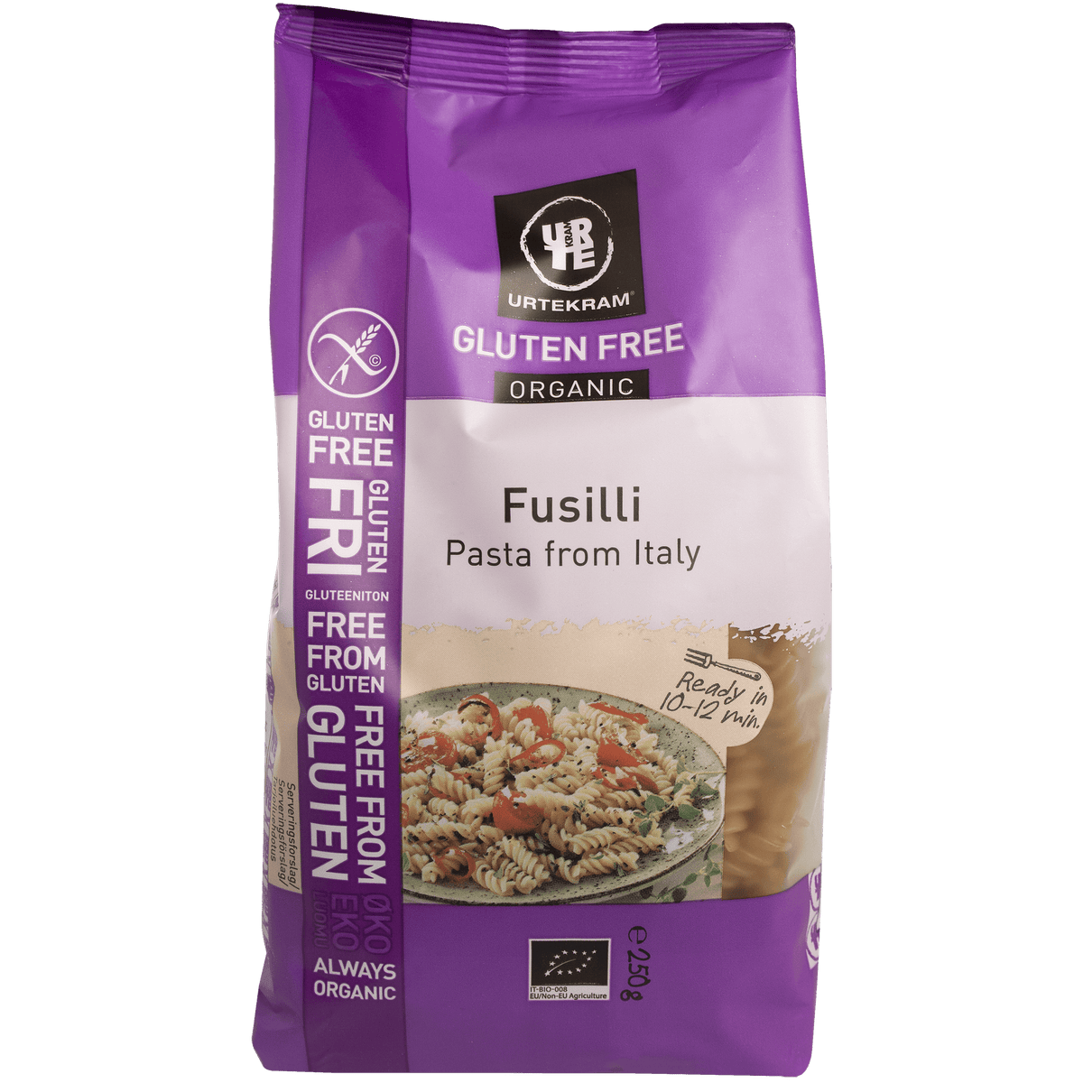 Urtekram Fusilli Glutenfri Økologisk | 250 g fra Urtekram på Mecindo.dk