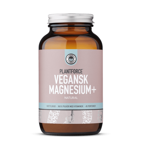 Plantforce Vegansk Magnesium + Natural | 160 g