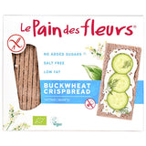 Le pain des fleurs Boghvedeknaekbrød Glutenfri Økologisk U.sukker & Salt | 150 gr fra Le pain des fleurs på Mecindo.dk