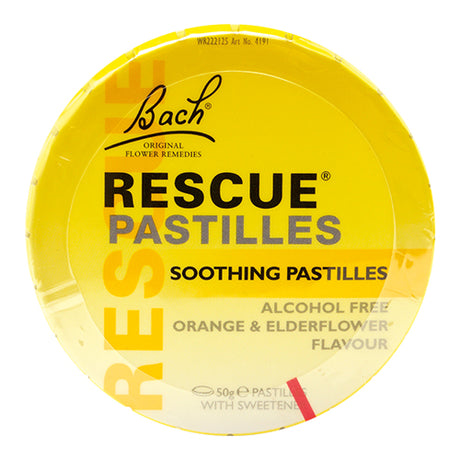 Bach Rescue Remedy Pastiller | 50 gr fra Bach Originale Blomsterremedier på Mecindo.dk