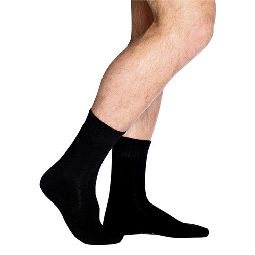 Boody Men´s Work Boot Sock Sort | Str. 45-50 fra Boody på Mecindo.dk