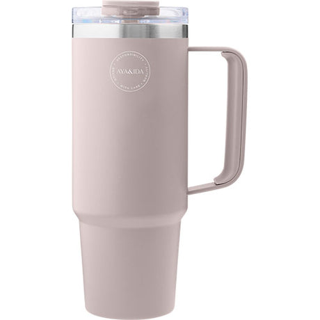 AYA&IDA Thermo Cup With Straw | Soft Rose fra AYA&IDA på Mecindo.dk