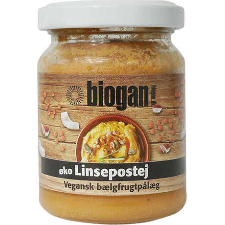 Biogan Linsepostej Økologisk | 115 gr fra Biogan på Mecindo.dk