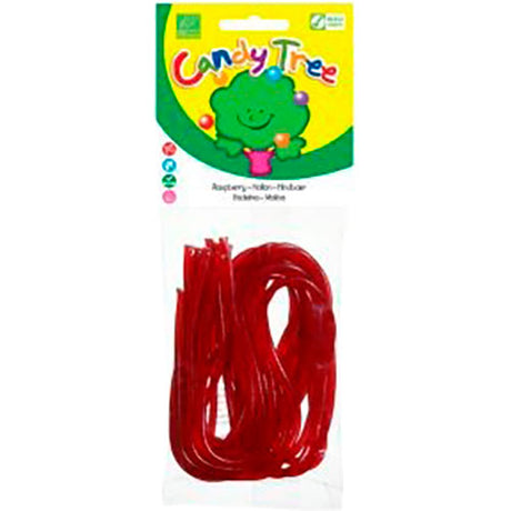 Candy Tree Snørebånd Hindbær Økologisk | 75 g fra Candy Tree på Mecindo.dk