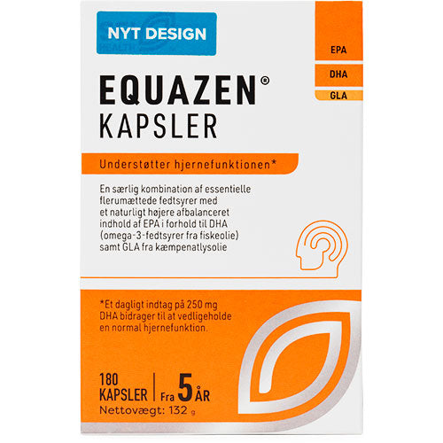 Equazen Fiskeolie | 180 kapsler fra Equazen på Mecindo.dk
