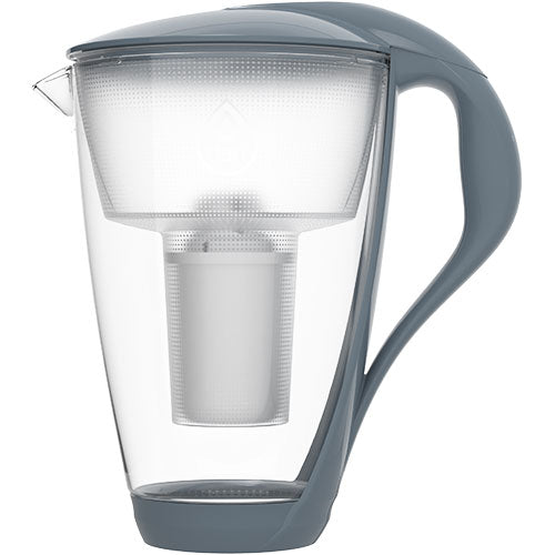 Dafi Vandfilterkande 2,0l Glas | Stålgrå fra Dafi på Mecindo.dk