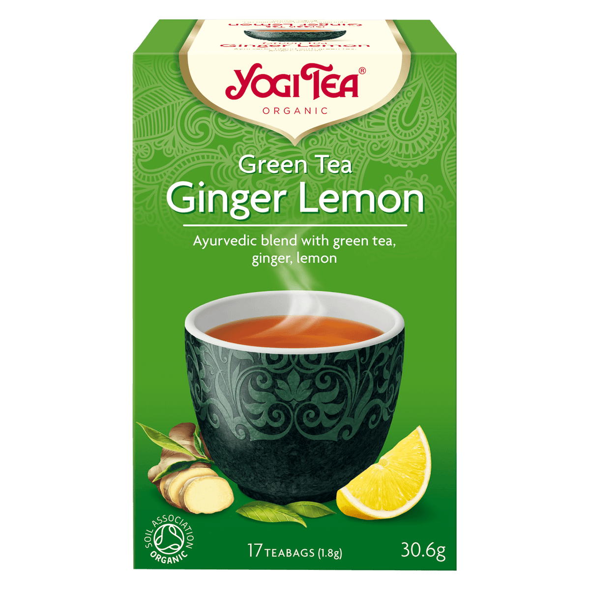 Yogi Te Økologisk | Green Tea Ginger Lemon