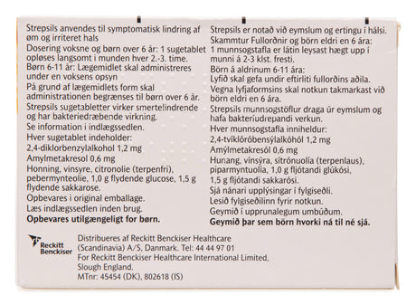 Strepsils Honning & Citron | 36 Tabl. fra Strepsils på Mecindo.dk