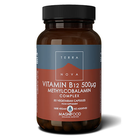 Terranova Vitamin B12 | 50 kapsler fra Terranova på Mecindo.dk