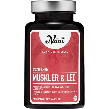 Nani Muskler & Led | 90 kapsler fra Nani på Mecindo.dk