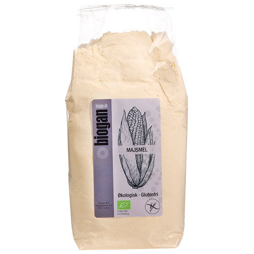 Biogan Økologisk Majsmel | 1 kg fra Biogan på Mecindo.dk