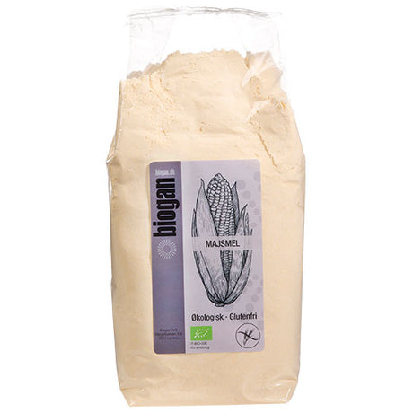 Biogan Økologisk Majsmel | 1 kg fra Biogan på Mecindo.dk