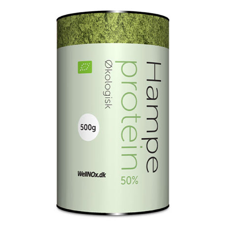 WellNOx Hampeprotein Økologisk | 500 gr fra WellNOx på Mecindo.dk