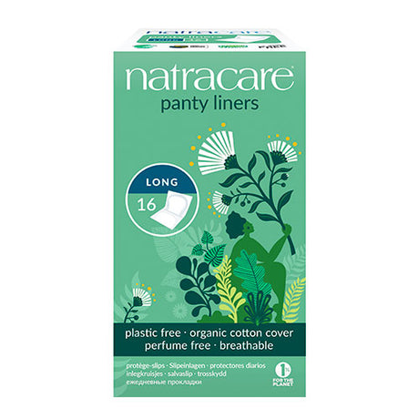 Natracare Trusseindlaeg, Panty, Liner Long (Enkeltvis Indpakket) fra Natracare på Mecindo.dk