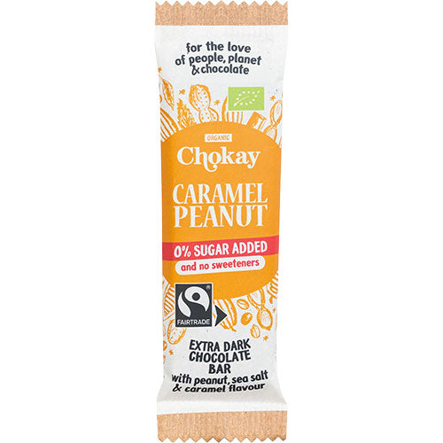Chokay Caramel Peanut Økologisk | 30 gr fra Chokay på Mecindo.dk