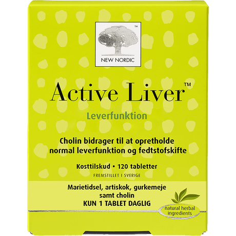 New Nordic Active Liver | 120 tabletter fra New Nordic på Mecindo.dk
