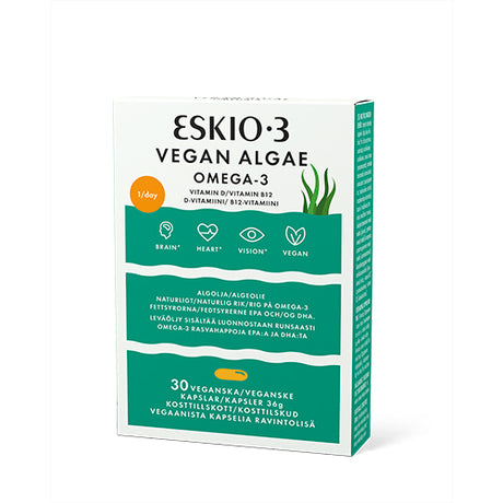 Eskio3 Vegan Algae | 30 kapsler fra Eskio3 på Mecindo.dk