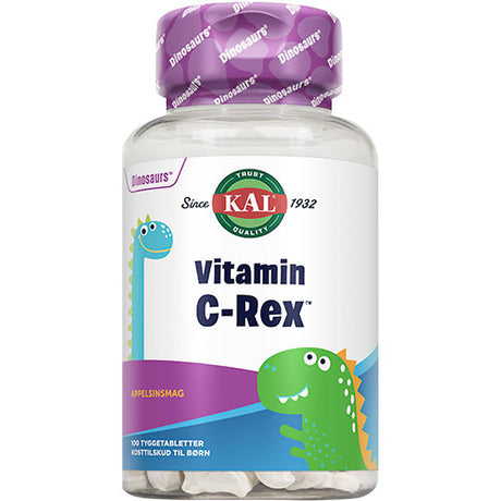 Kal Dinosaurs Vit. C-rex Tygge Børn | 100 Tabl.
