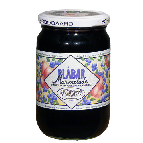 Søbogaard Blåbærmarmelade Sødet M Æble | 390 gr fra Søbogaard på Mecindo.dk