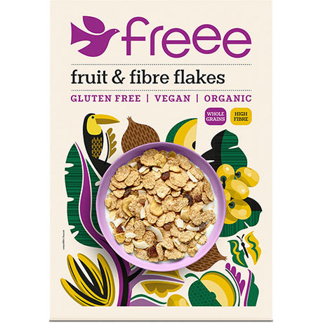 Doves Farm Fruit & Fibre Flakes Gl.fri Økologisk | 375 gr fra Doves Farm på Mecindo.dk