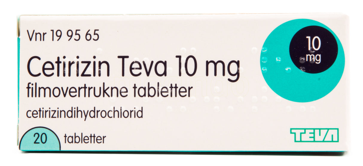 Cetirizin Mod Allergi | 20 Tabl. fra Otinova på Mecindo.dk