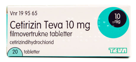 Cetirizin Mod Allergi | 20 Tabl. fra Otinova på Mecindo.dk