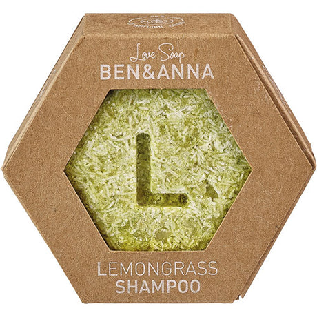 Ben & Anna Love Soap (60 gr) | Lemongrass Shampoo Bar fra Ben & Anna på Mecindo.dk