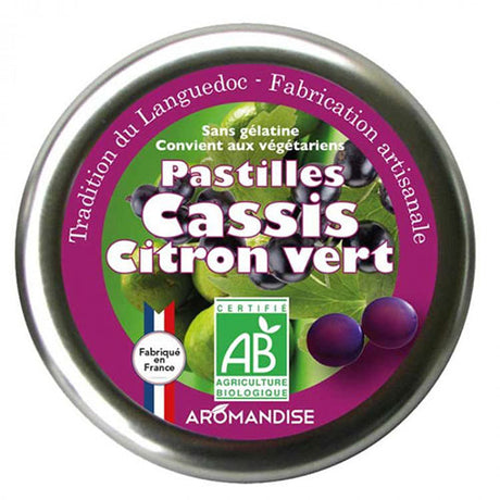 Aromandise Pastiller M. Solbaer & Lime Økologisk | 45 gr fra Aromandise på Mecindo.dk