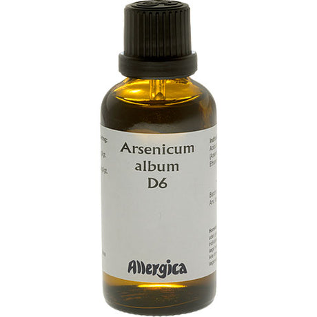 Allergica Arsenicum Album D6 | 50 ml fra Allergica på Mecindo.dk