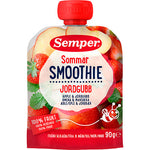 Semper Sommer Smoothie Med Æble Og Jordbær Fra 6 Mdr. | 90 gr