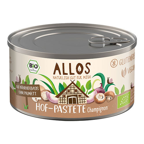 Allos Smørepålaeg Champignon Økologisk | 125 gr fra Allos på Mecindo.dk