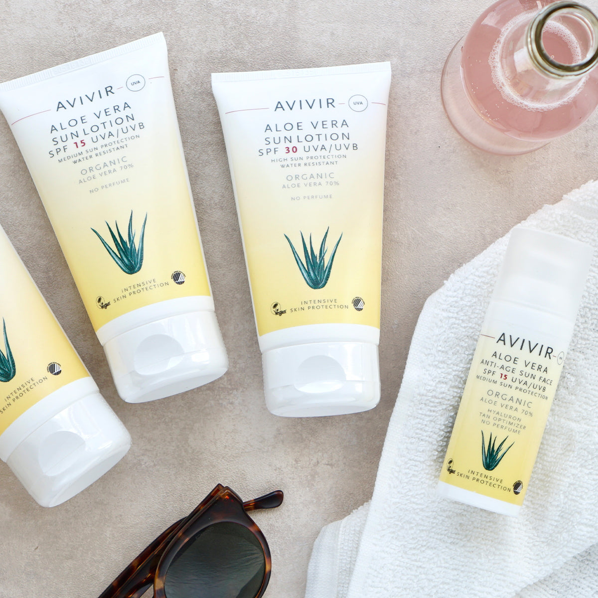 Avivir Aloe Vera Sun Lotion Spf 15 | 150 ml fra Avivir på Mecindo.dk