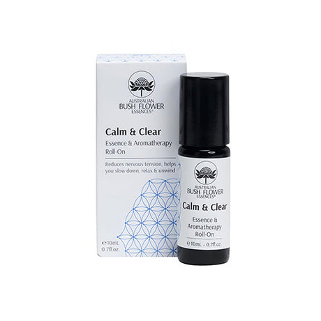 Australian Bush Flower Essences Roll On (10 ml) | Calm & Clear Essence & Aromaterapi fra Australian Bush Flower Essences på Mecindo.dk