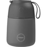 AYA&IDA Food'ie 500ml | Dark Grey fra AYA&IDA på Mecindo.dk