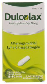 Dulcolax Stikpiller | 6 stk fra Dulcolax på Mecindo.dk