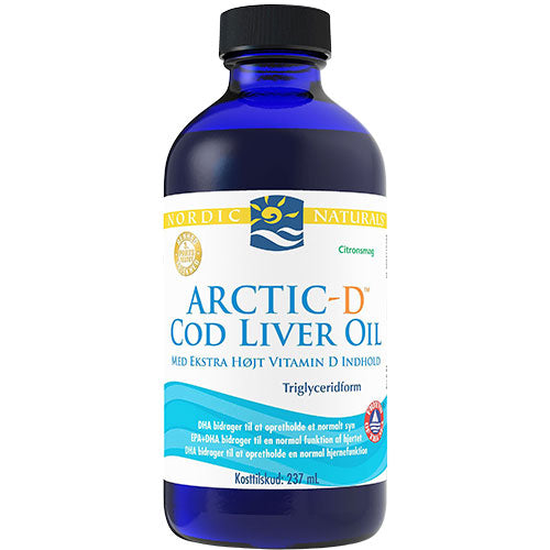 Nordic Naturals Torskelevertran + D M. Citrussmag | 237 ml fra Nordic Naturals på Mecindo.dk