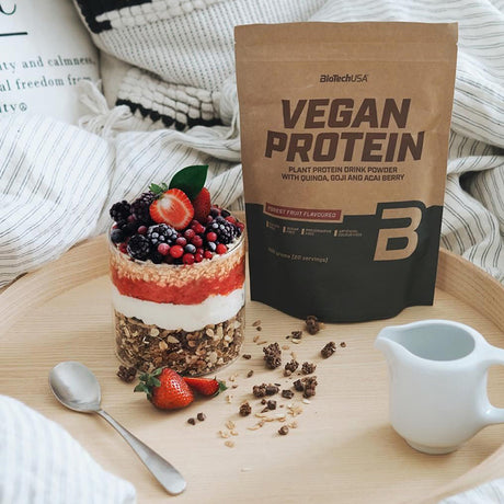 BioTechUSA Vegan Protein Pulver (500 gr) | Vanilla Cookies fra BioTechUSA på Mecindo.dk