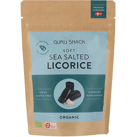 Guru Snack Soft Sea Salted Licorice Ø | 100 GR fra Guru Snack på Mecindo.dk