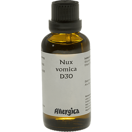 Allergica Nux Vomica D30 | 50 ml fra Allergica på Mecindo.dk