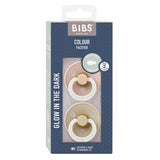 BIBS Colour Latex Size 2 Blush GLOW/Vanilla GLOW fra BIBS på Mecindo.dk