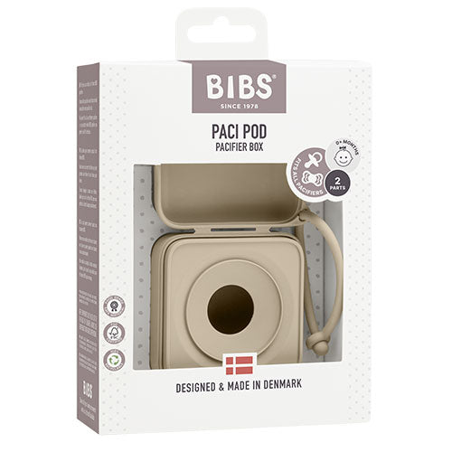 BIBS Pacifier Box Vanilla fra BIBS på Mecindo.dk