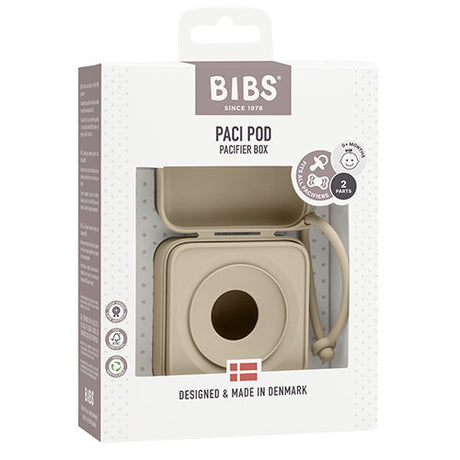 BIBS Pacifier Box Vanilla fra BIBS på Mecindo.dk