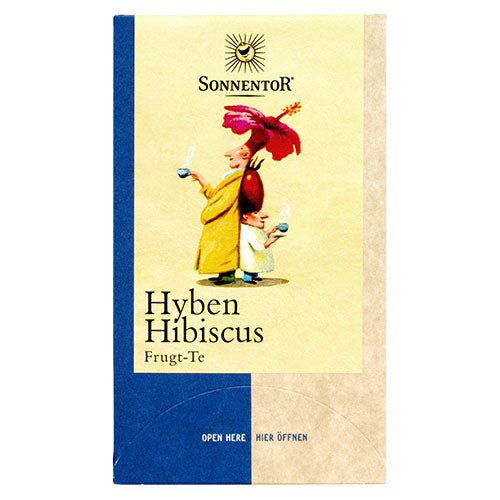 Sonnentor Hyben-hibiskus Frugt Te 18x3gr Økologisk | 18 br fra Sonnentor på Mecindo.dk