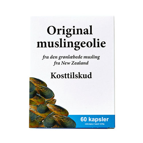 Original Muslingeolie | 60 kapsler fra Mecindo.dk på Mecindo.dk