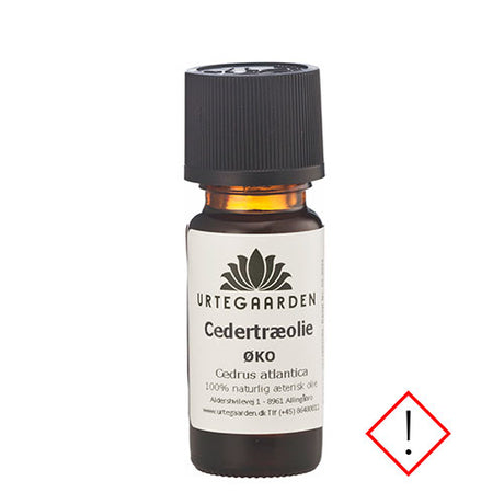 Urtegaarden Cedertraeolie Ø | 10 ml fra Urtegaarden på Mecindo.dk