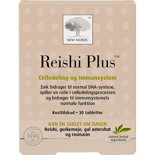 New Nordic Reishi Plus | 30 Tabl. fra New Nordic på Mecindo.dk